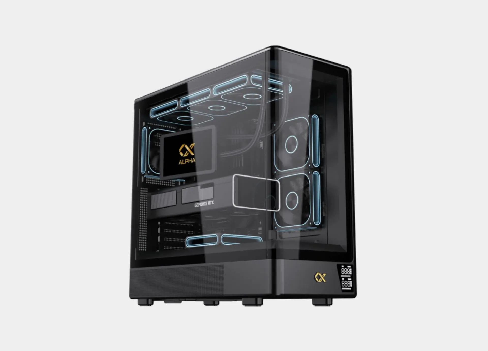 Xigmatek Moon DGT Digital LCD Argb Super Tower Case