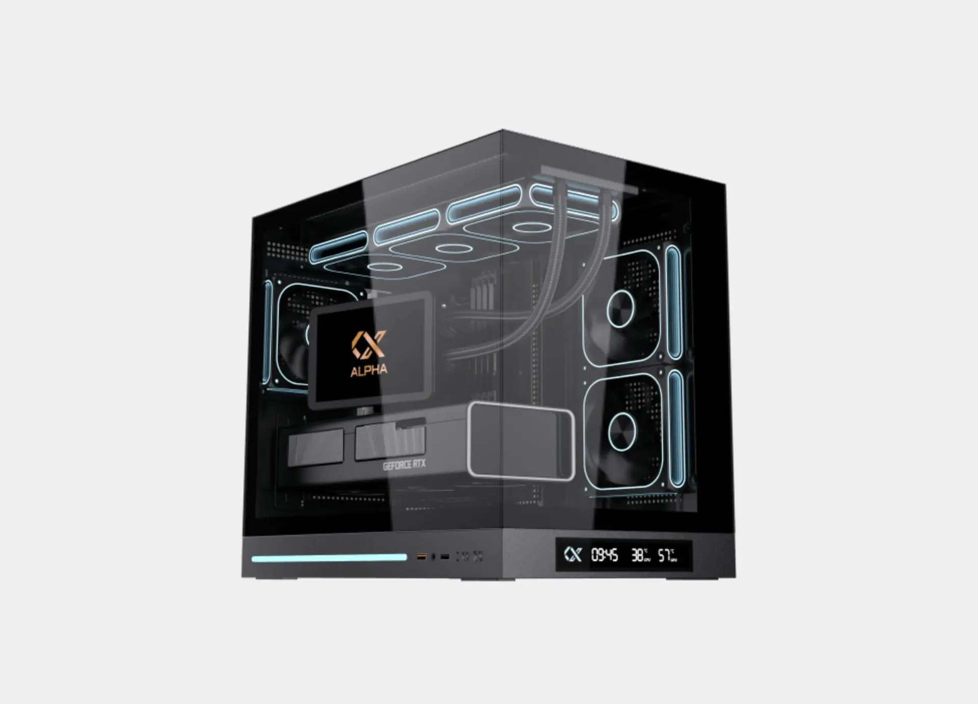 Xigmatek Cloud M DGT 3AF Digital LCD ARGB Micro Tower Case