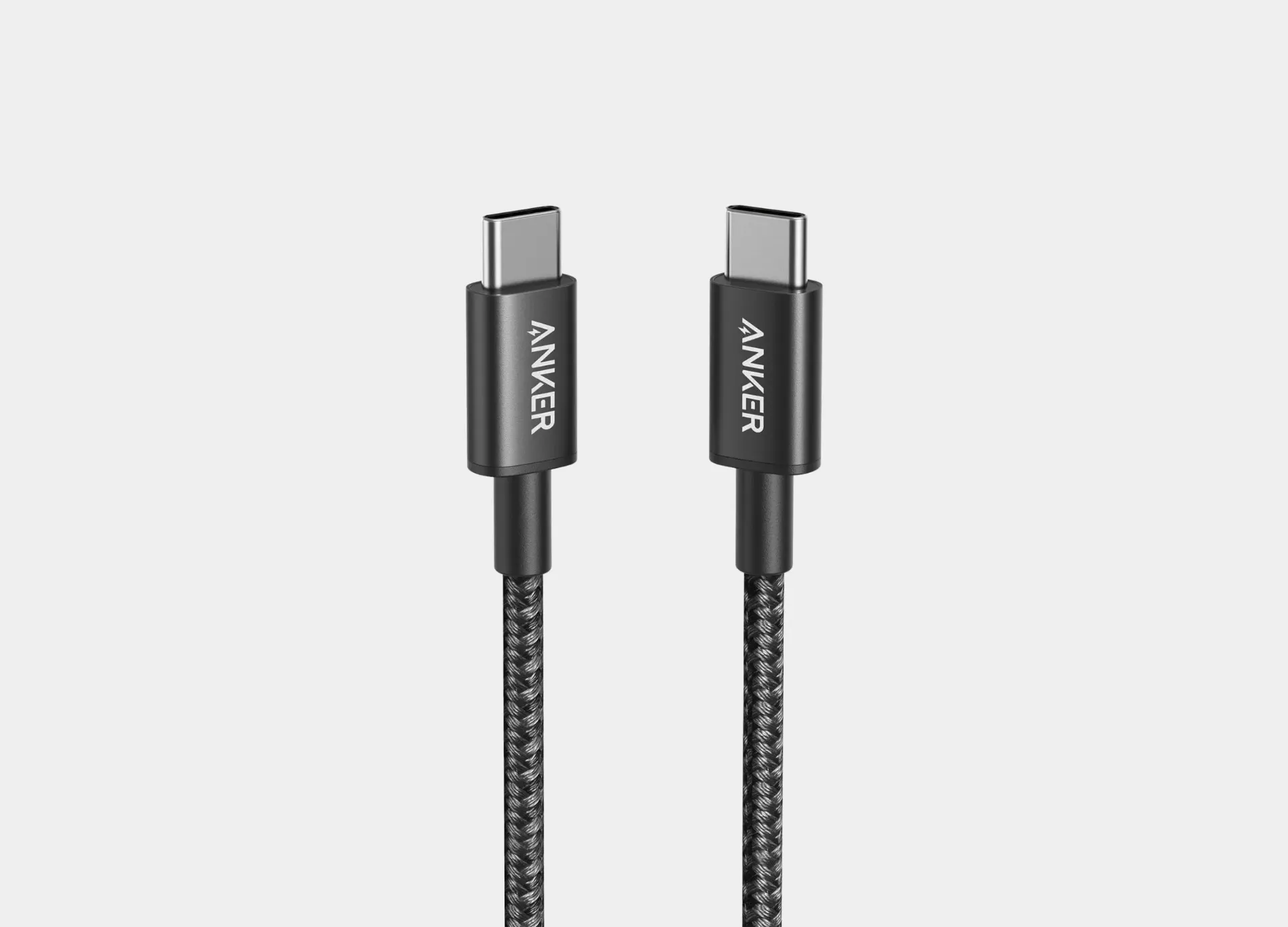 [A8752H11] Anker New Nylon USB-C to USB-C 2.0 Cable 3.3ft - Black