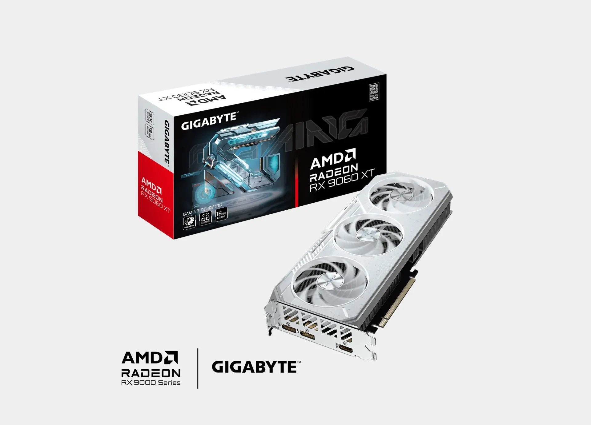 GIGABYTE Radeon™ RX 9060 X GAMING OC ICE 16G
