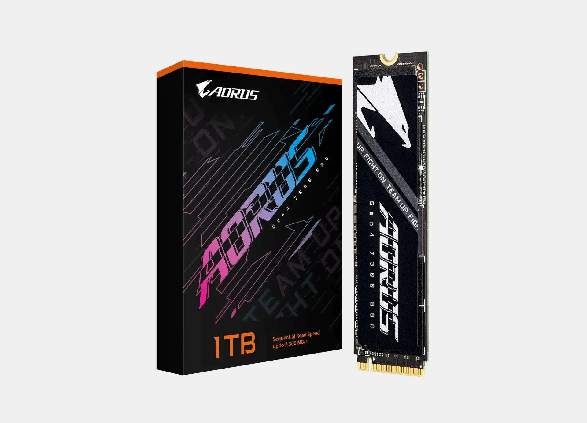 [9JS18M100-00-G10] GIGABYTE AORUS Gen4 7300 SSD 1TB (w/o heat spreader)