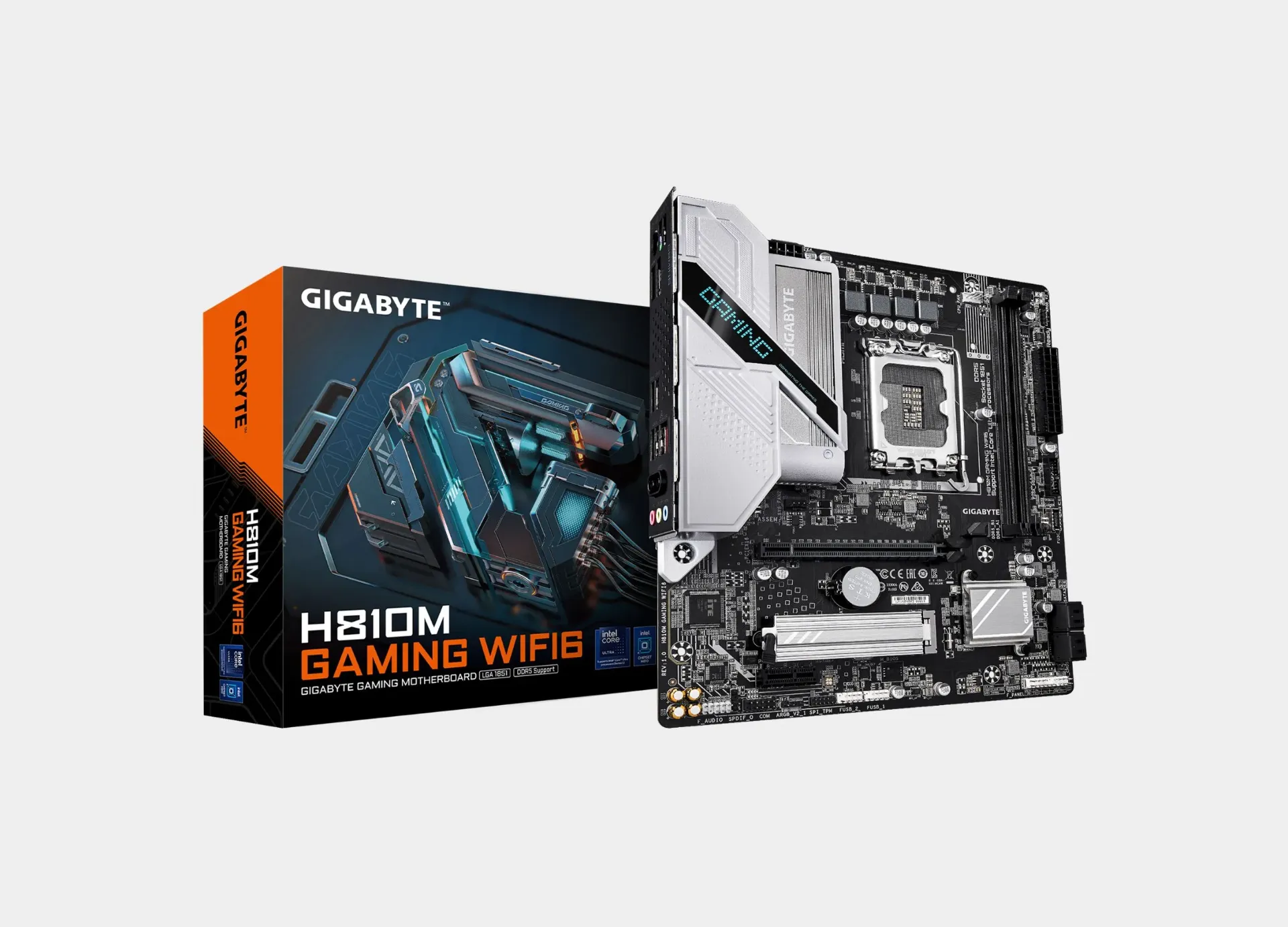 [9MH81MGMW-00-G10] GIGABYTE H810M GAMING WIFI6 Motherboard