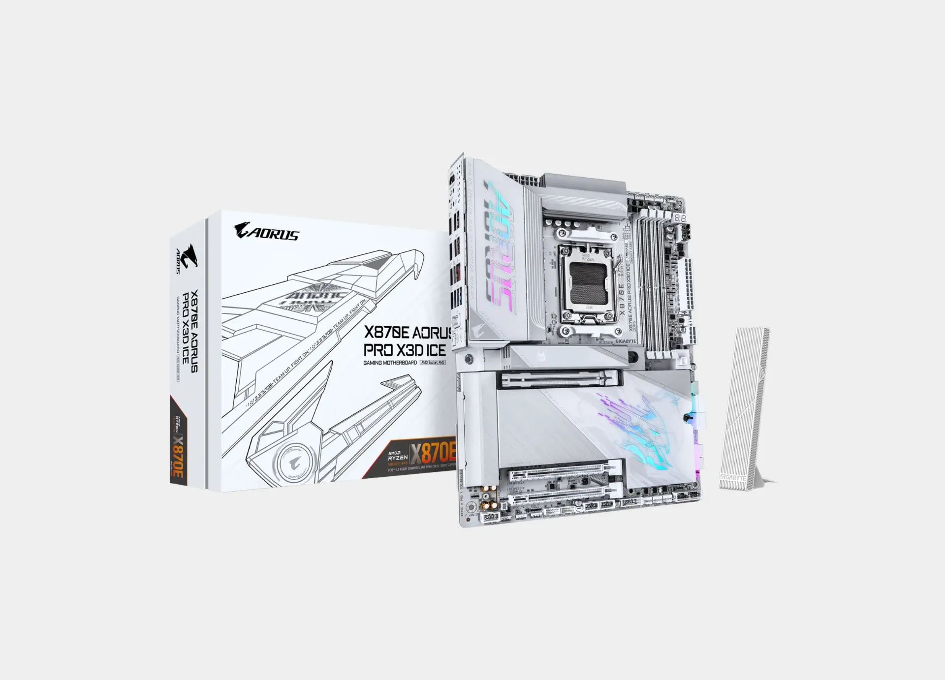[9MX87EPXE-00-G10] GIGABYTE X870E AORUS PRO-X3D ICE Motherboard