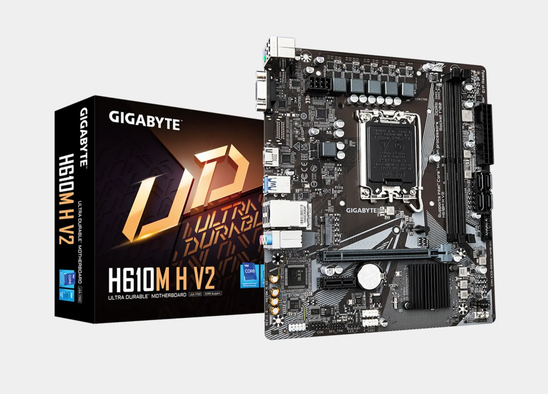[9MH61H52-00-G10] GIGABYTE H610M H V2 DDR5 Motherboard