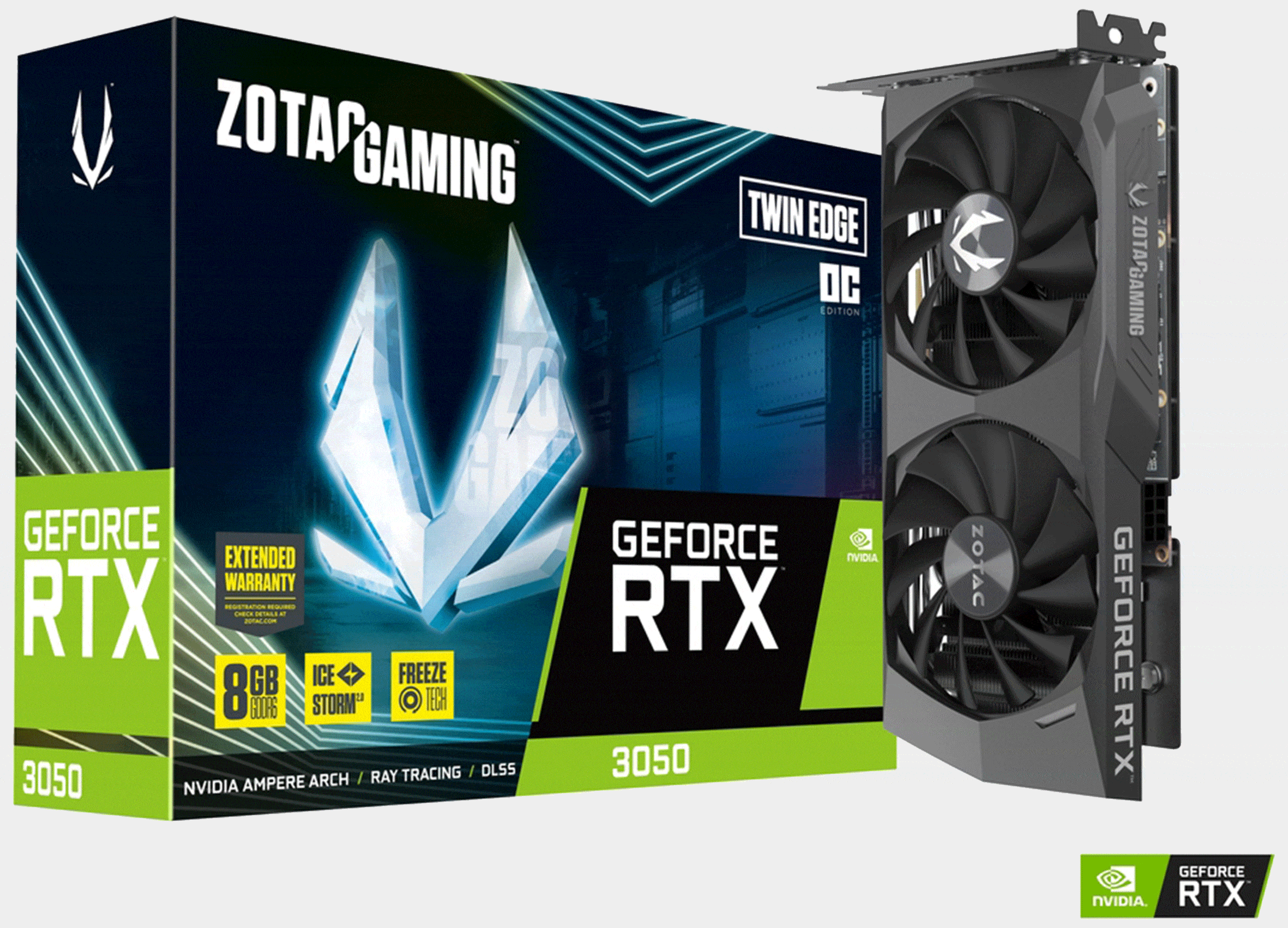 ZOTAC RTX 3050 Twin Edge OC 8GB GDDR6