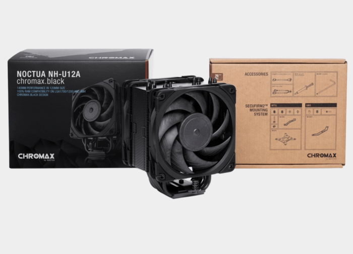 NOCTUA NH U12A CHROMAX BLACK COOLING AIR
