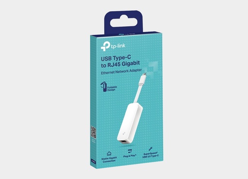 [UE300C] TP-Link UE300C USB Type-C to RJ45 Gigabit Ethernet Network Adapter
