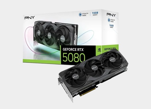 [VCG508016TFXPB1-O] PNY NVIDIA GeForce RTX™ 5080 OC 16 GB GDDR7 Triple Fan Graphics Card 