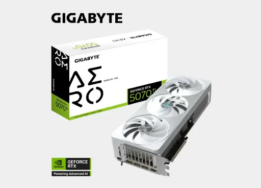 [9VN507TAO-00-G10] GIGABYTE GeForce RTX™ 5070 Ti AERO OC 16G