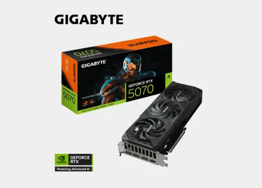 [GV-N5070WF3OC-12GD] GIGABYTE GeForce RTX™ 5070 WINDFORCE OC SFF 12G