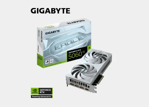 [9VN506TEOI-00-G10] GIGABYTE GeForce RTX™ 5060 Ti EAGLE OC ICE 16G